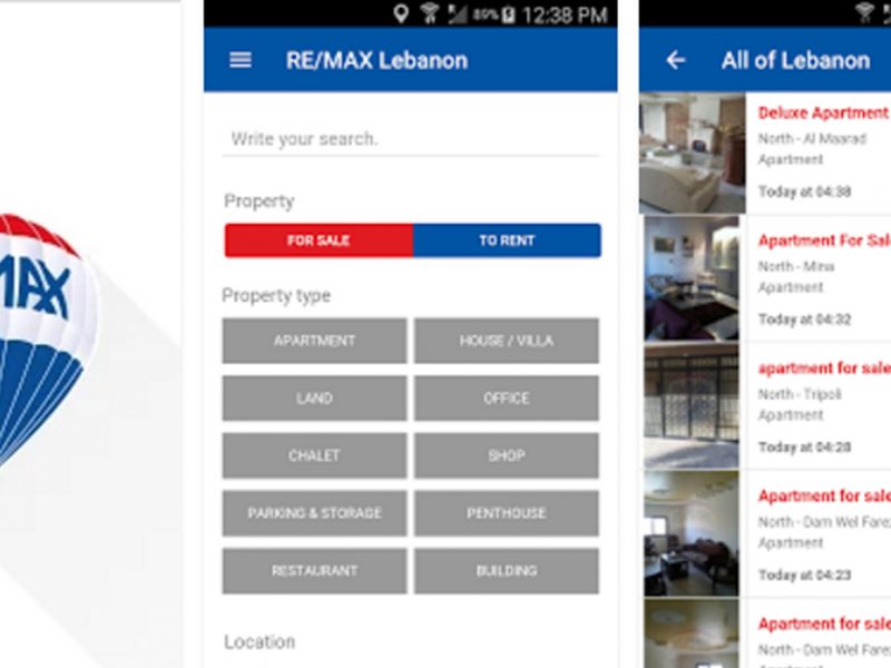 THALES IT - Réalisation Application Mobile - Remax Lebanon