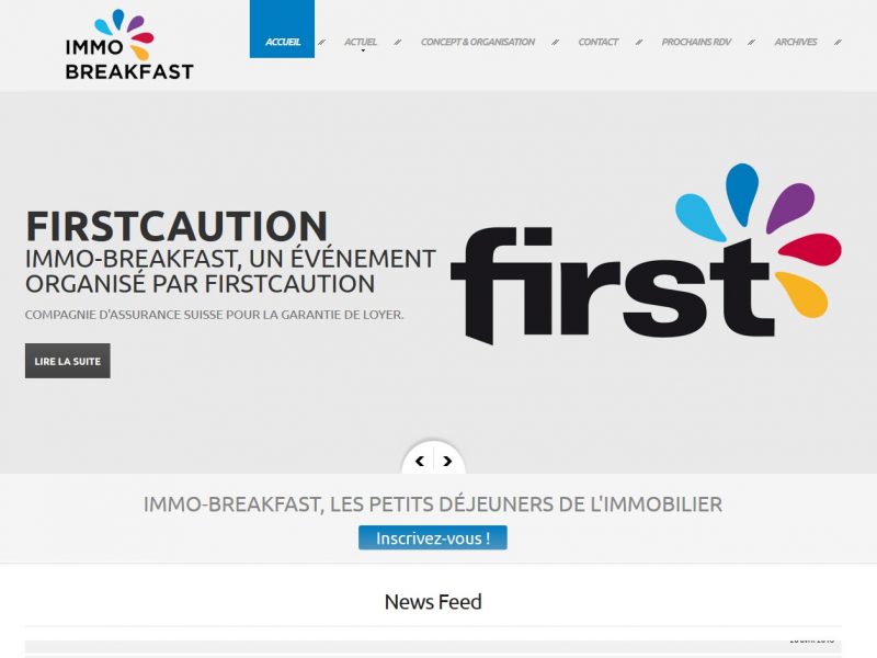 THALES IT - Réalisation sites Internet - Immo Breakfast