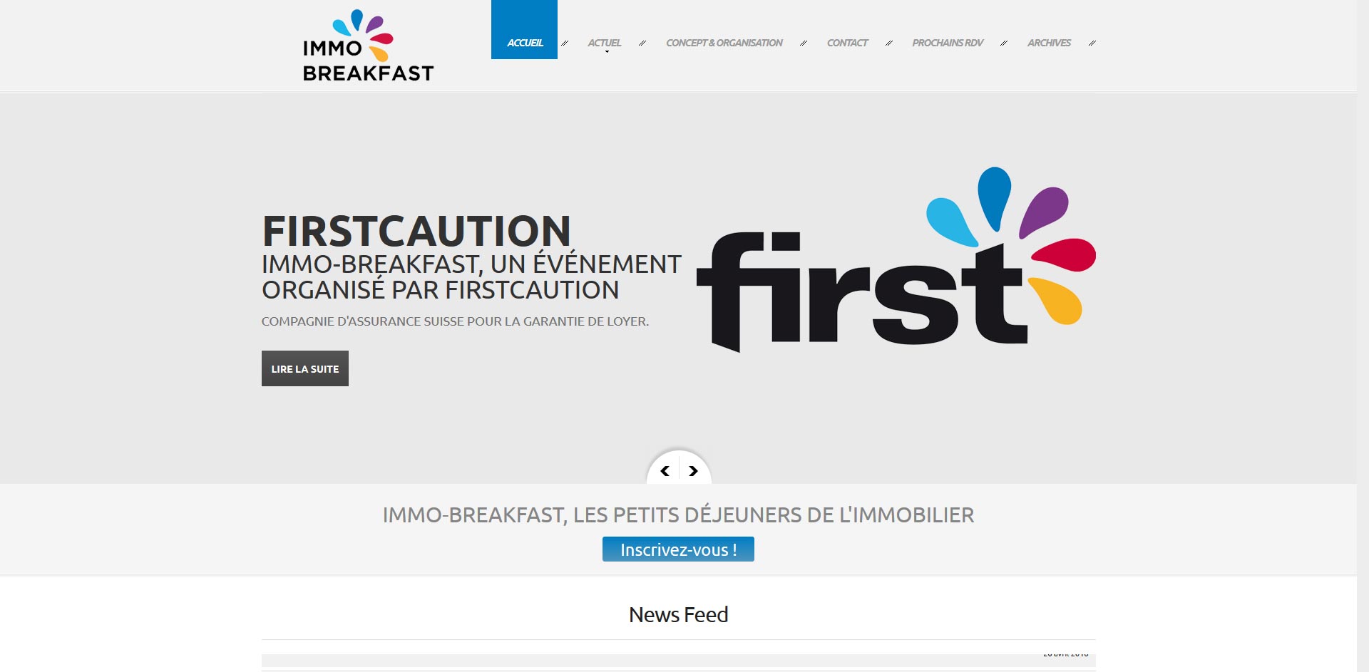 THALES IT - Réalisation sites Internet - Immo Breakfast