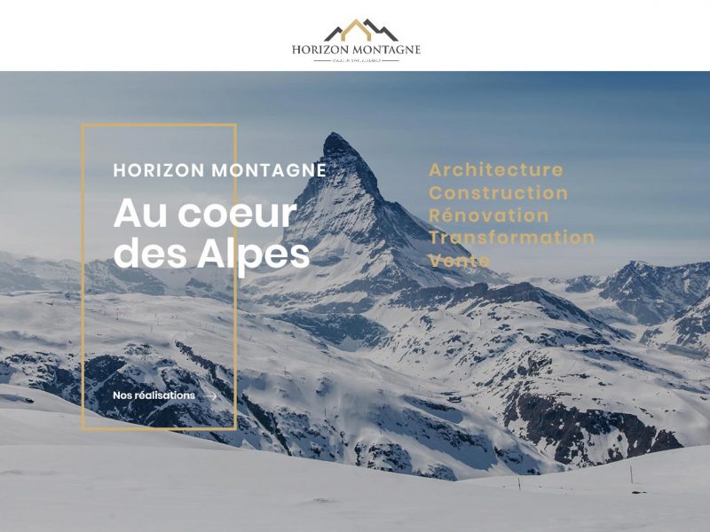 THALES IT - Réalisation sites Internet - Agence WEB - Horizon Montagne