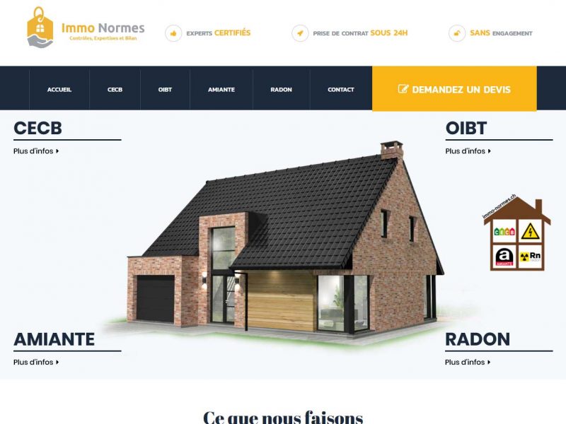 THALES IT - Réalisation sites Internet - Agence WEB - Immo Normes