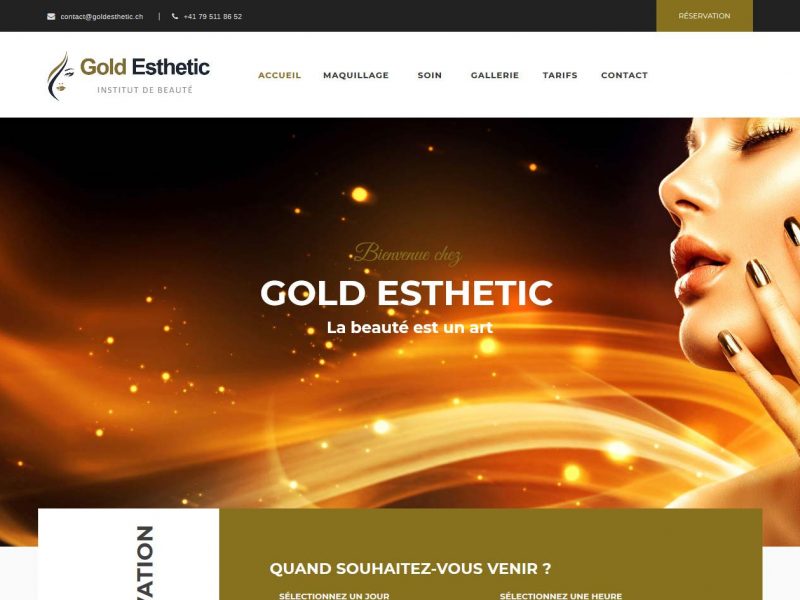 THALES IT - Réalisation sites Internet - Gold Esthetic