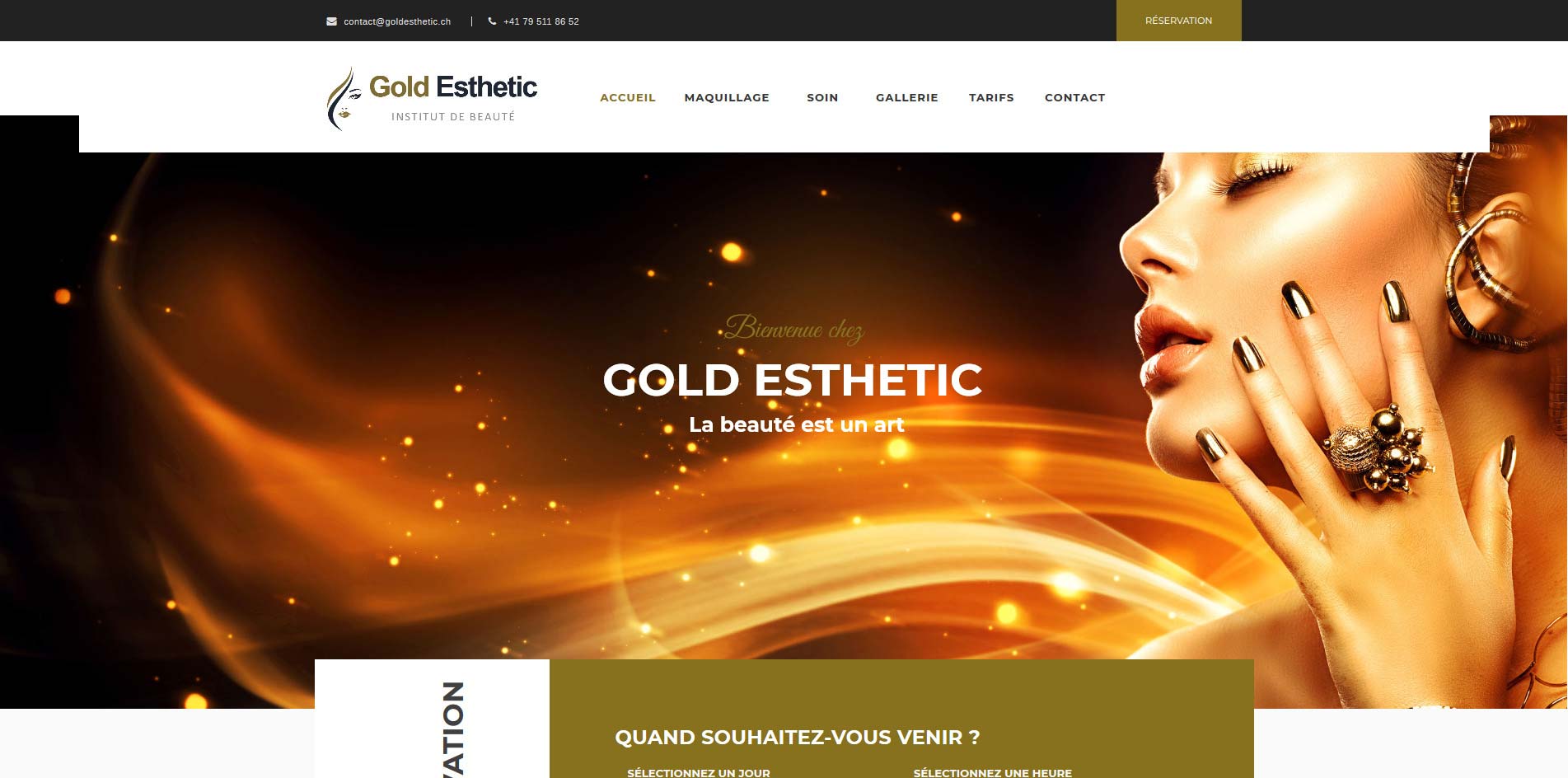 THALES IT - Réalisation sites Internet - Gold Esthetic