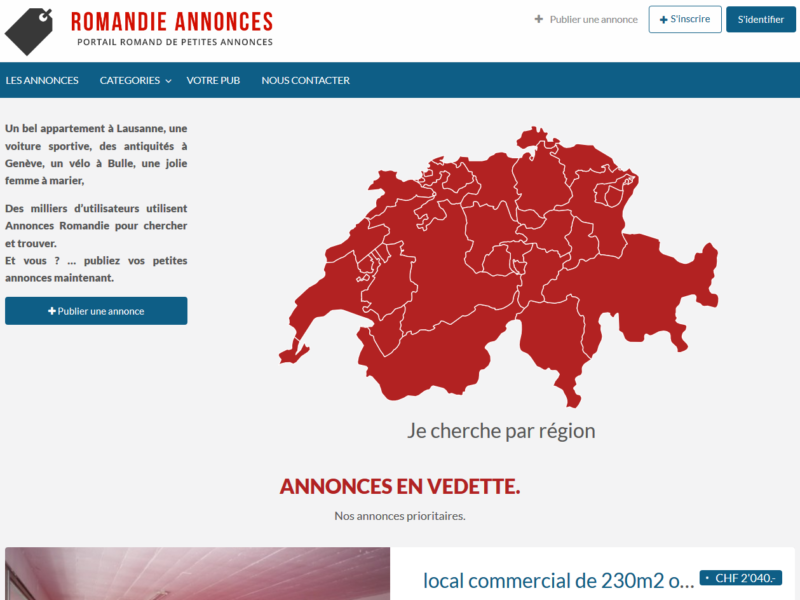 THALES IT - Réalisation sites Internet - Agence WEB - Annonces Romandie