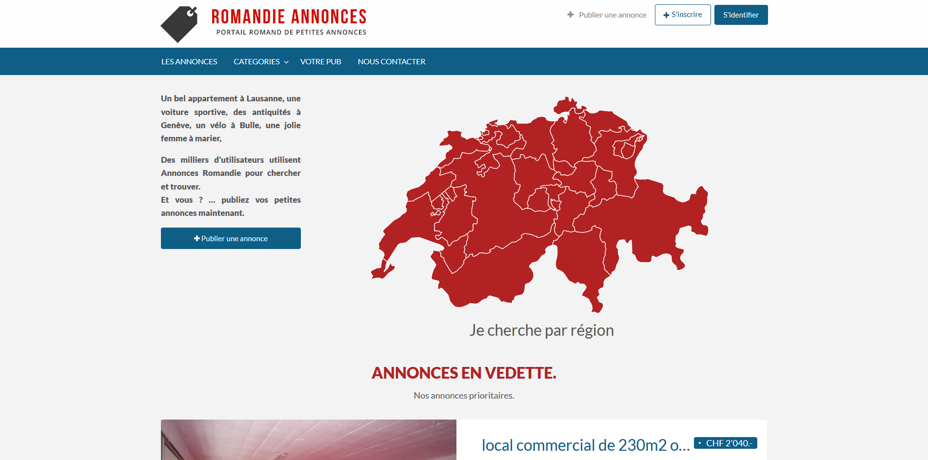 THALES IT - Réalisation sites Internet - Agence WEB - Annonces Romandie