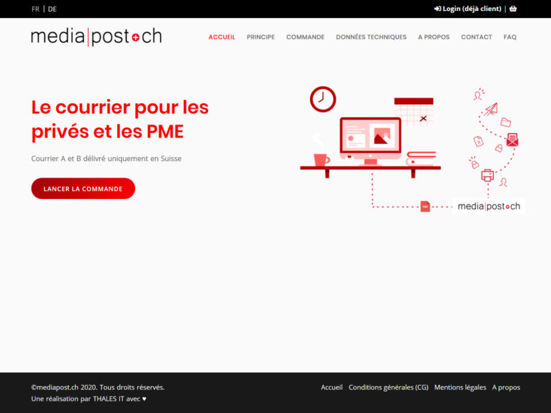 THALES IT - Réalisation sites Internet - Agence WEB - Mediapost
