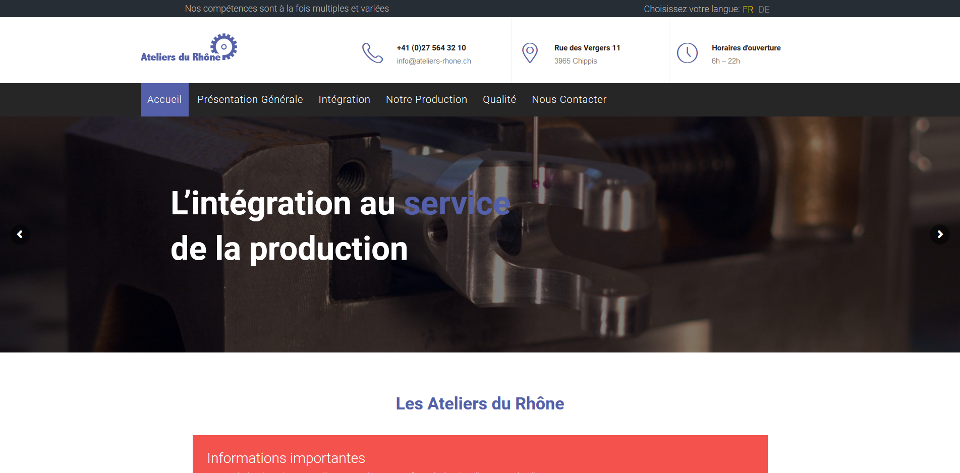 THALES IT - Réalisation sites Internet - Agence WEB - Ateliers du Rhône